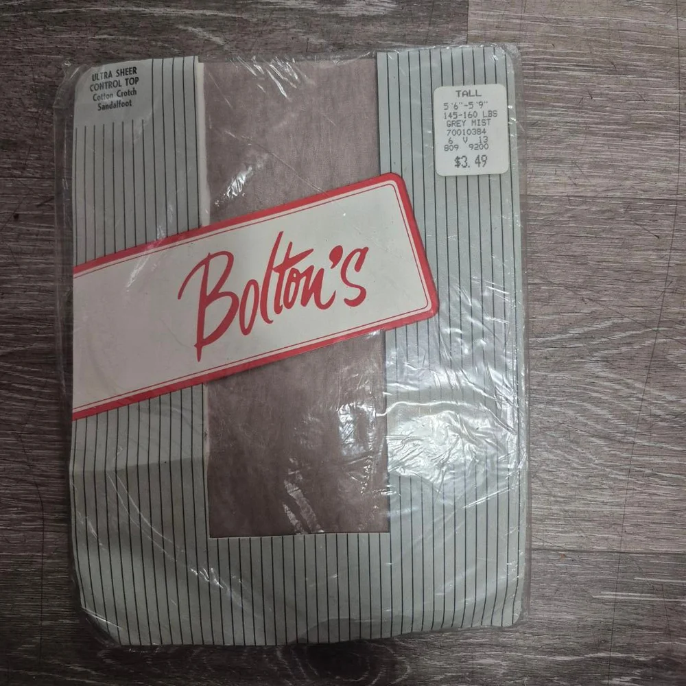 Vtg Women's Bolton's Hosiery‎ Tall Beige